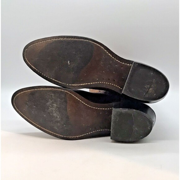 Vintage Brown Leather Cowboy Boots Men's 8D Western Footwear Made in the USA - Picture 8 of 10